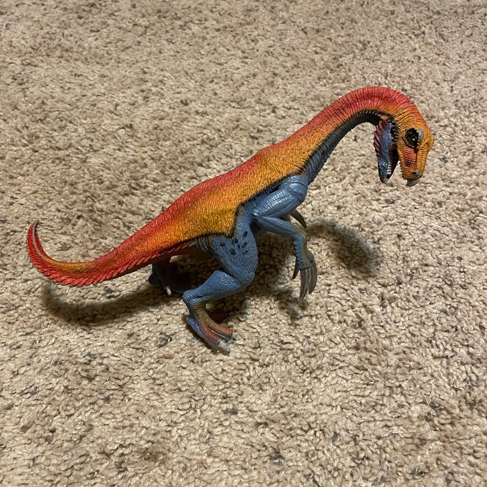 Schleich Dinosaur Action Figure - Orange and Blue